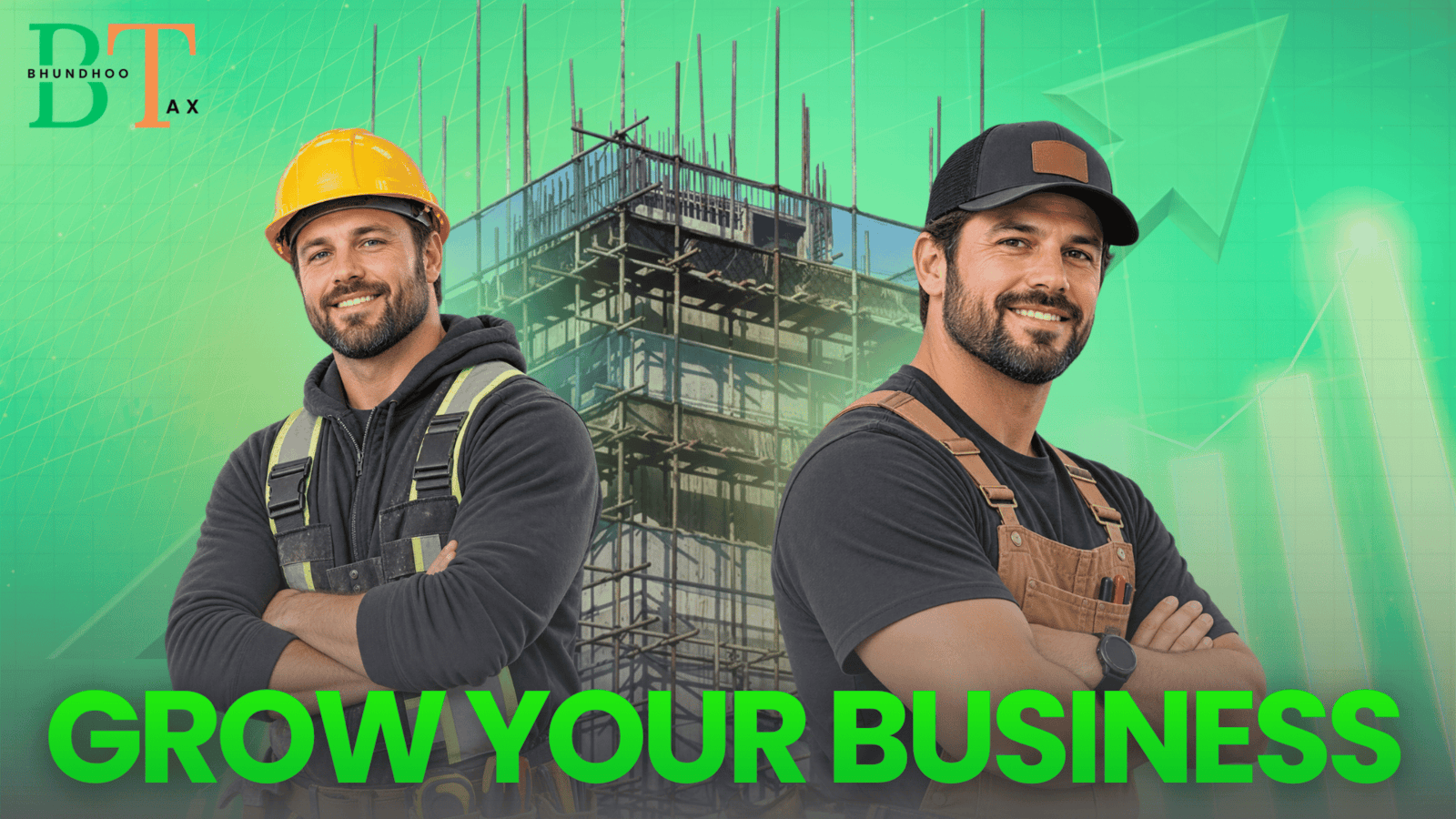 Trade contractor managing business finances with professional accounting support