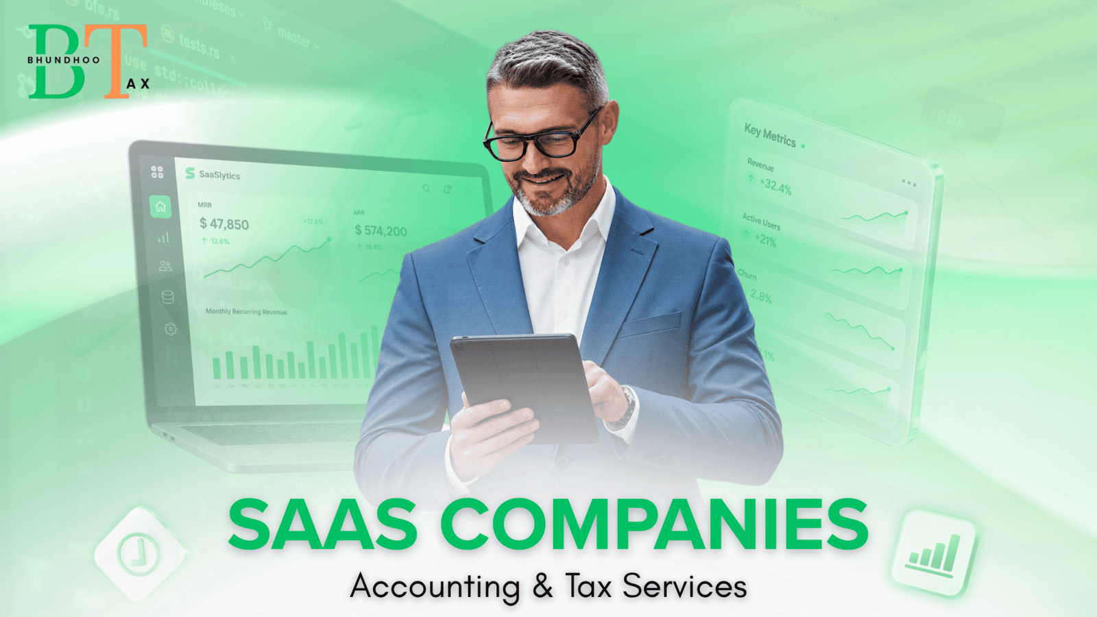 Professional CPA providing accounting services for SaaS companies in Canada