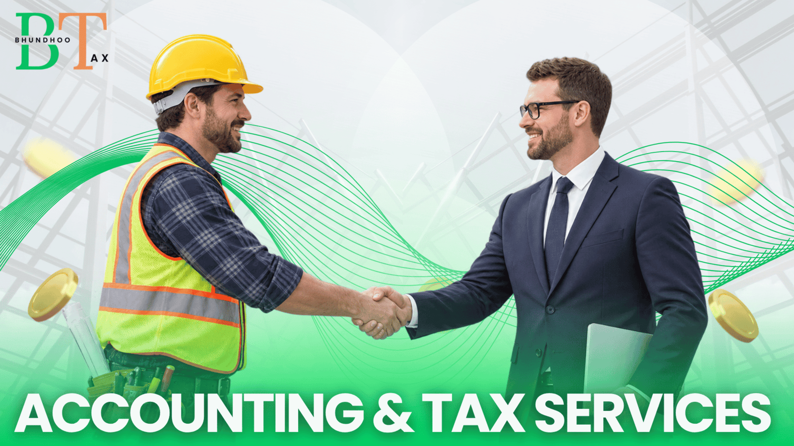 Trade contractor receiving accounting and tax services from Bhundhoo Tax