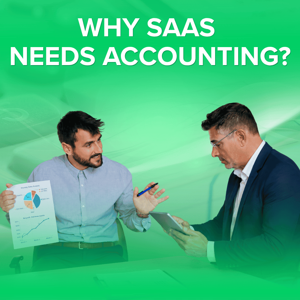 SaaS financial reporting dashboard with accounting tools
