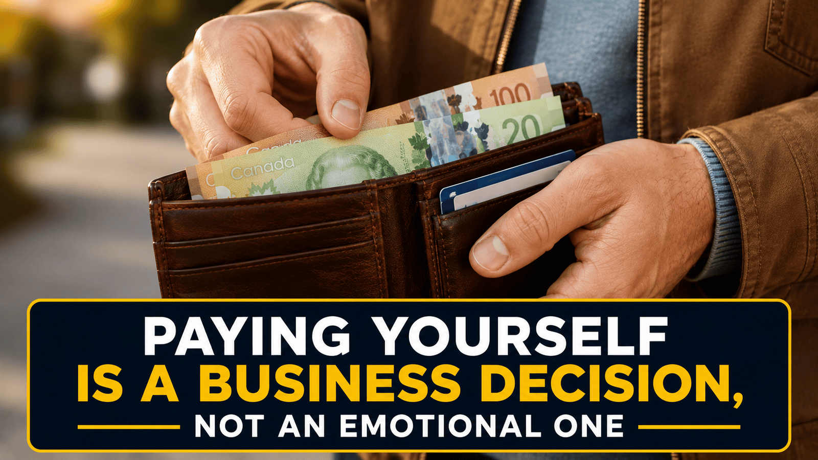 Paying Yourself Is a Business Decision, Not an Emotional One