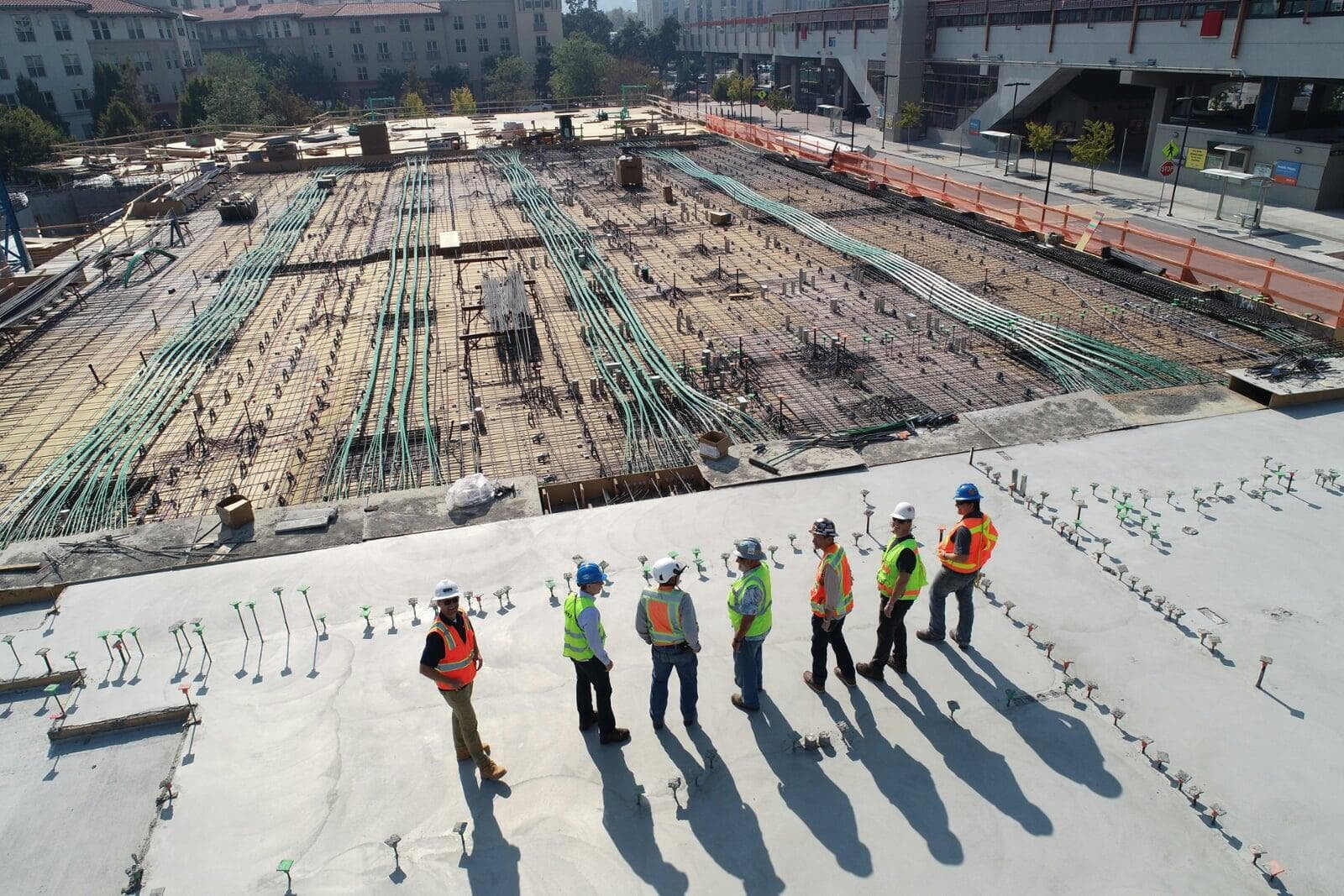 General contractors working on a construction project in Canada