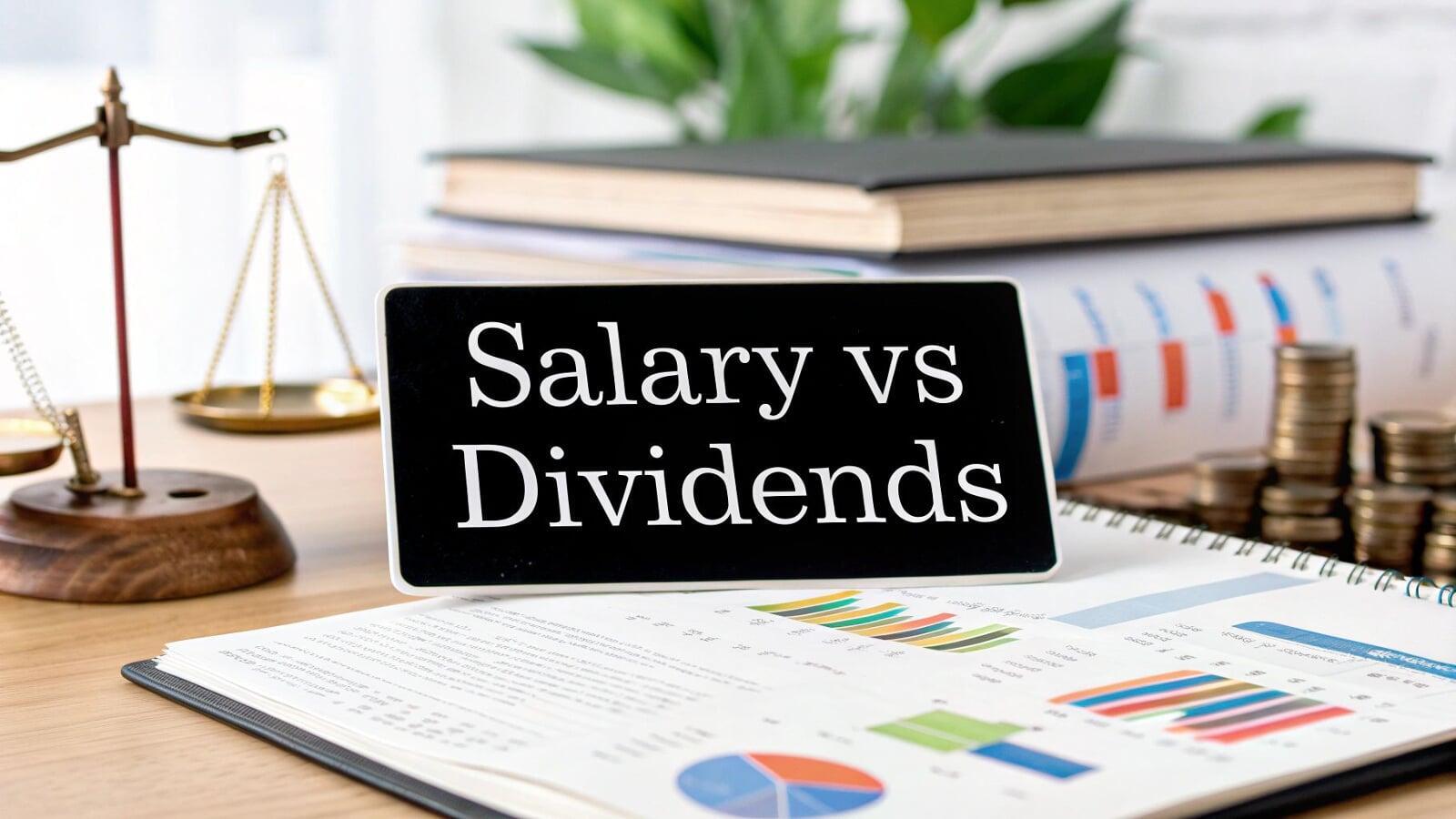 Salary vs dividends tax strategy for incorporated business owners in Canada explained by London Ontario CPA